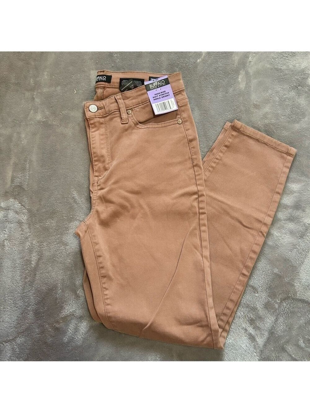 Coral High Waist Skinny Jeans